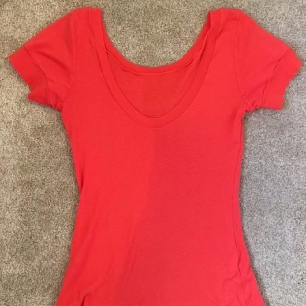 American Apparel Orange Tee